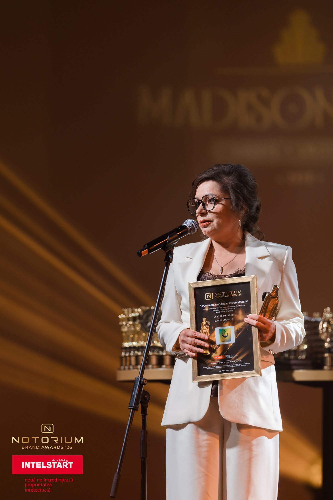 Dublă recunoaștere la Notorium Brand Awards 2026